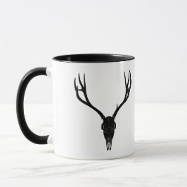 Anpassbarer Maultierhirsch-Schädel Tasse