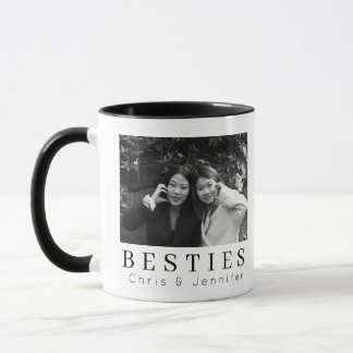 Anpassbarer minimalistischer moderner BFF  Tasse