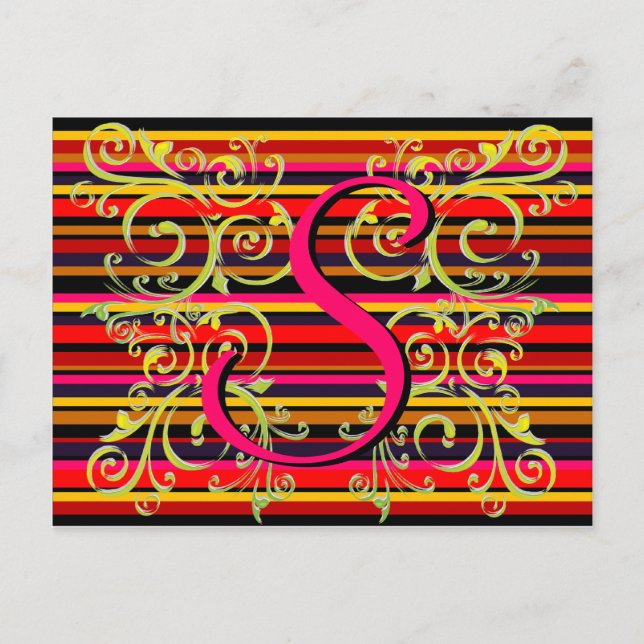 Anpassbarer Multicolor-Blüh Postkarte (Vorderseite)