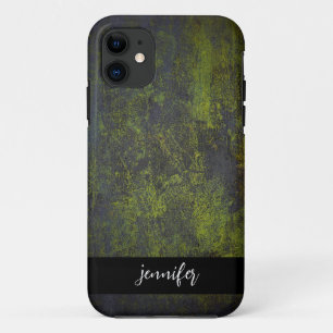 Anpassbarer Name Abstrakte Grunge-Textur Case-Mate iPhone Hülle