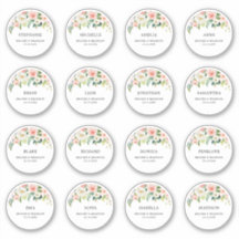 Anpassbarer Name des Ehegatten Dankeschön Sticker