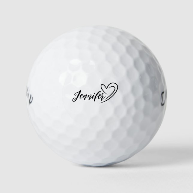 Anpassbarer Name Muttertag, Geburtstagsgeschenk  Golfball (Vorderseite)