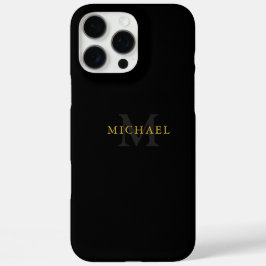 Anpassbarer Name und Anfangsbuchstaben iPhone 16 Pro Max Hülle