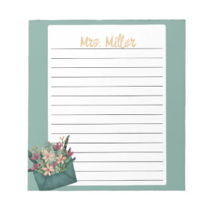 Anpassbarer Notepad: Perfekt für Hinweise und Gesc Notizblock