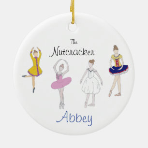 Anpassbarer Nussknacker Schnee/Akelei/China Keramik Ornament