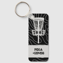 Anpassbarer PDGA-Zahlenfestplattenlaufwerk Golf Sc Schlüsselanhänger