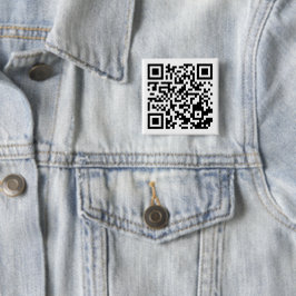 Anpassbarer QR-Code-Quadratknopf für jeden Zweck Button