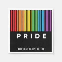 Anpassbarer Regenbogen-Barcode LGBTQIA+