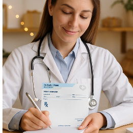 Anpassbarer RX-Block für Ärzte - Rezeptblock Notizblock