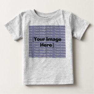 Anpassbarer Säugling Bio horizontal Baby T-shirt