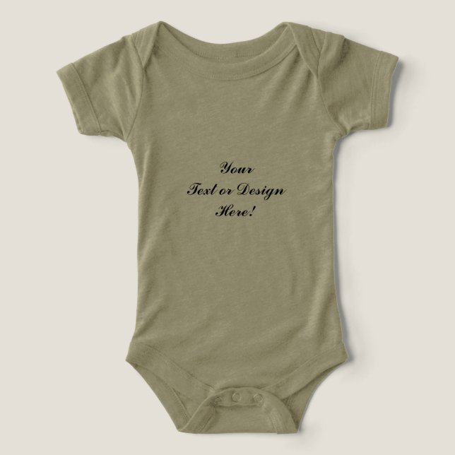 Anpassbarer Säugling-T - Shirt - Design hinzufügen (Design Vorderseite)