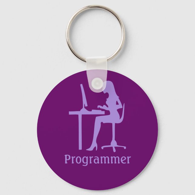 Anpassbarer Schlüsselanhänger für das Programmiere (Vorderseite)