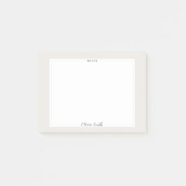 Anpassbarer Skriptname Personalisierung Geschenk Post-it Klebezettel