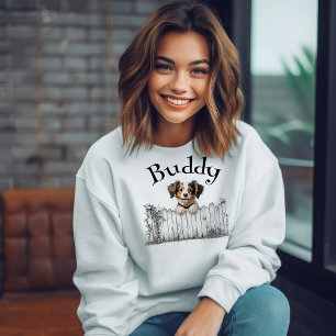 Anpassbarer Spionierender Hund Sweatshirt