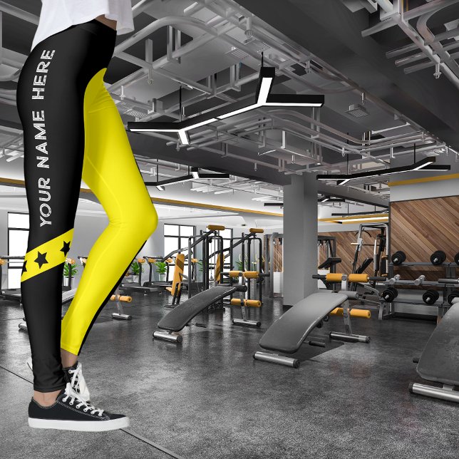 Anpassbarer Sportname Leggings (Von Creator hochgeladen)