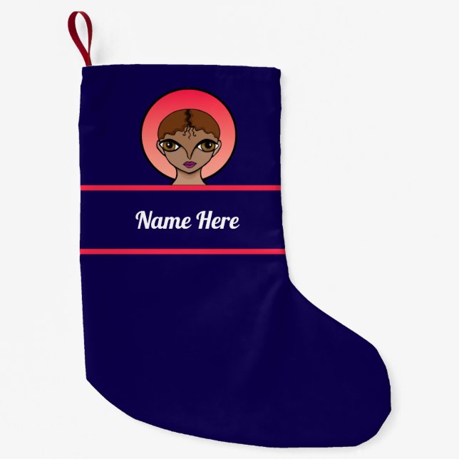 Anpassbarer Strumpf Kleiner Weihnachtsstrumpf (Vorderseite)