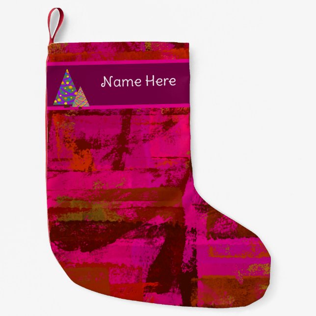 Anpassbarer Strumpf Kleiner Weihnachtsstrumpf (Vorderseite)