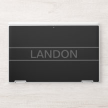Anpassbarer Text | Bold Modern Black & Dark Gray