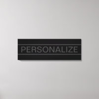 Anpassbarer Text | Bold Modern Black & Dark Gray