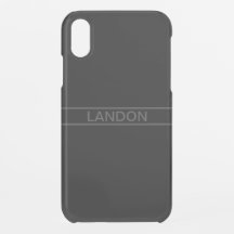 Anpassbarer Text | Bold Modern Black & Dark Gray