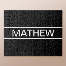 Anpassbarer Text | Bold Modern Black & White