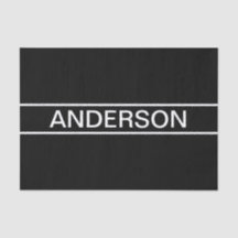 Anpassbarer Text | Bold Modern Black & White