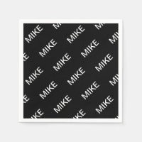 Anpassbarer Text | Bold Modern Black & White