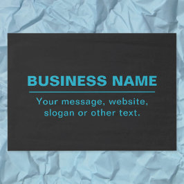 Anpassbarer Text für Unternehmen usw., bearbeitbar Seidenpapier