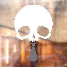 Anpassbarer Totenkopf mit Krawatte