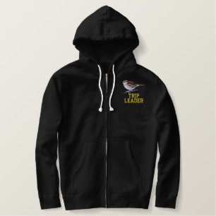 Anpassbarer Weißkehlammer, bestickt Bestickter Hoodie