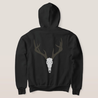 Anpassbarer Weißwedelhirsch-Schädel Hoodie