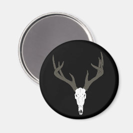 Anpassbarer Weißwedelhirsch-Schädel Magnet