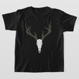 Anpassbarer Weißwedelhirsch-Schädel T-Shirt