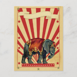 Anpassbarer Zirkus Postkarte
