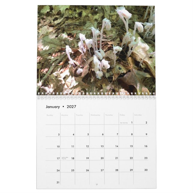 Anpassbarer zweiseitiger Foto-Kalender Kalender (Jan 2027)