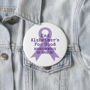 Anpassbares Alzheimer-Bewusstsein Button