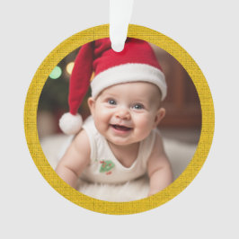 Anpassbares Baby-Erstweihnachten-Acrylschild Ornament