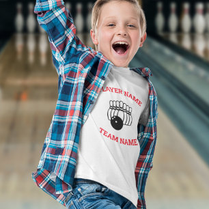 Anpassbares Bowling-Team T-Shirt