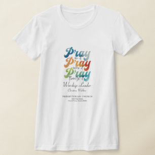 Anpassbares christliches Gruppenschwarzhemd T-Shirt