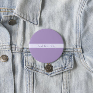 Anpassbares Elegantes Hell-Lila Violett Button