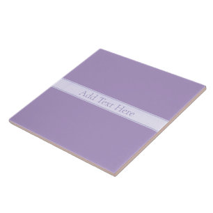 Anpassbares Elegantes Hell-Lila Violett Fliese