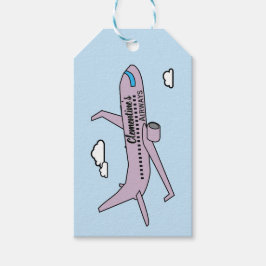Anpassbares Flugzeug Geschenkanhänger