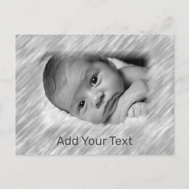 Anpassbares Foto Postkarte (Vorderseite)