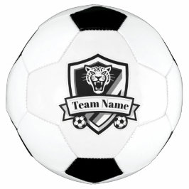 Anpassbares Fußballteam Jaguar-Logo Fußball