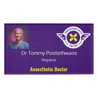 Anpassbares ID-Abzeichen mit Foto Namenschild