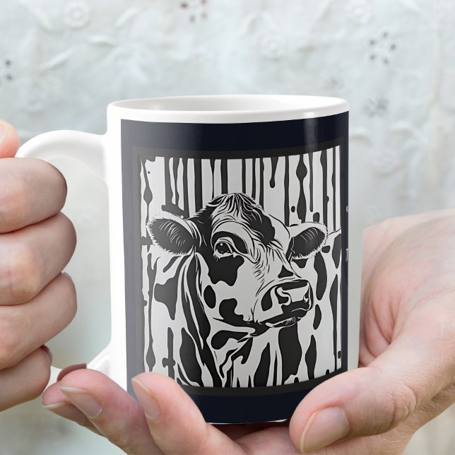 Anpassbares Jersey-Kuh  Kaffeetasse (Von Creator hochgeladen)