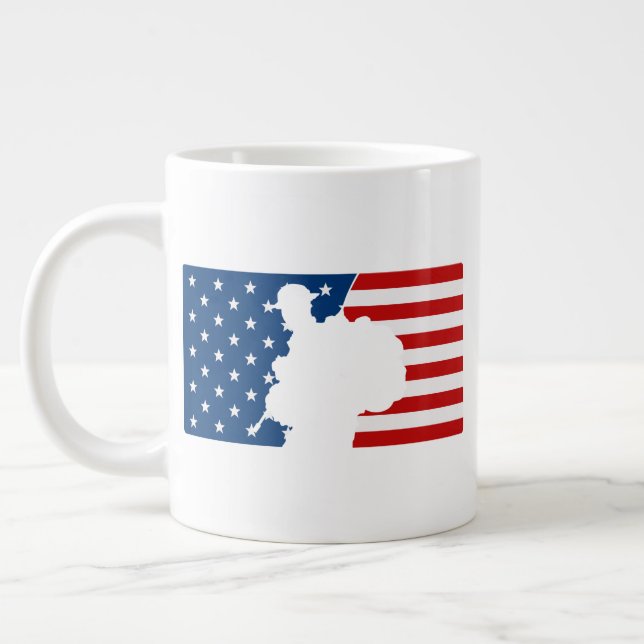 Anpassbares MILPRO 2 Jumbo-Tasse (Links)