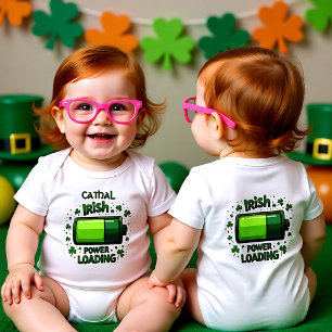 Anpassbares Mini-Ladegerät: Irische Edition Baby Strampler