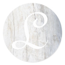 Anpassbares Monogramm-Driftwood