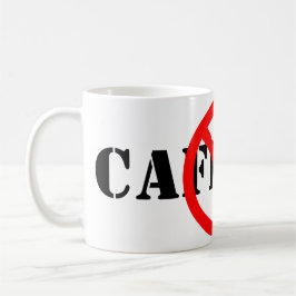 Anpassbares "Nein"-Symbol Kaffeetasse